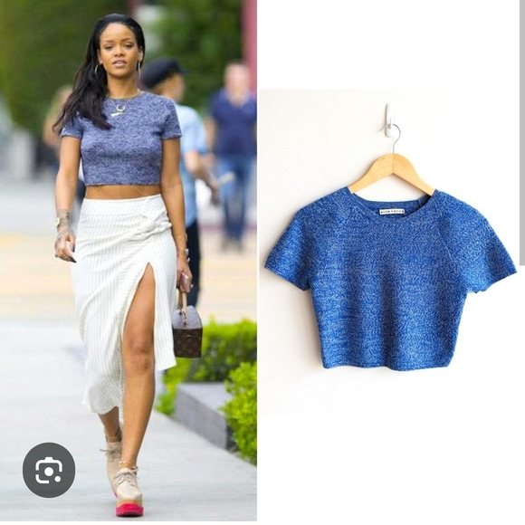 Alice + Olivia Blue Sweater - Picture 1 of 10